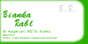 bianka rabl business card